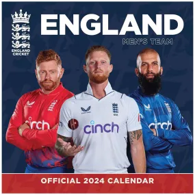 2024 England Cricket Square Calendar