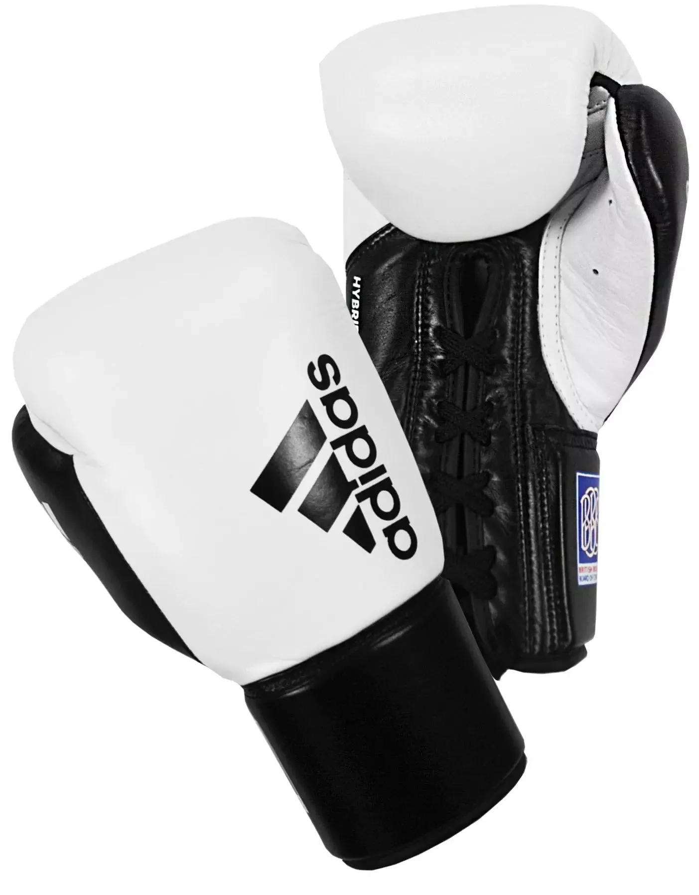 adidas Hybrid 400 Laced Boxing Gloves - BBBC Approved