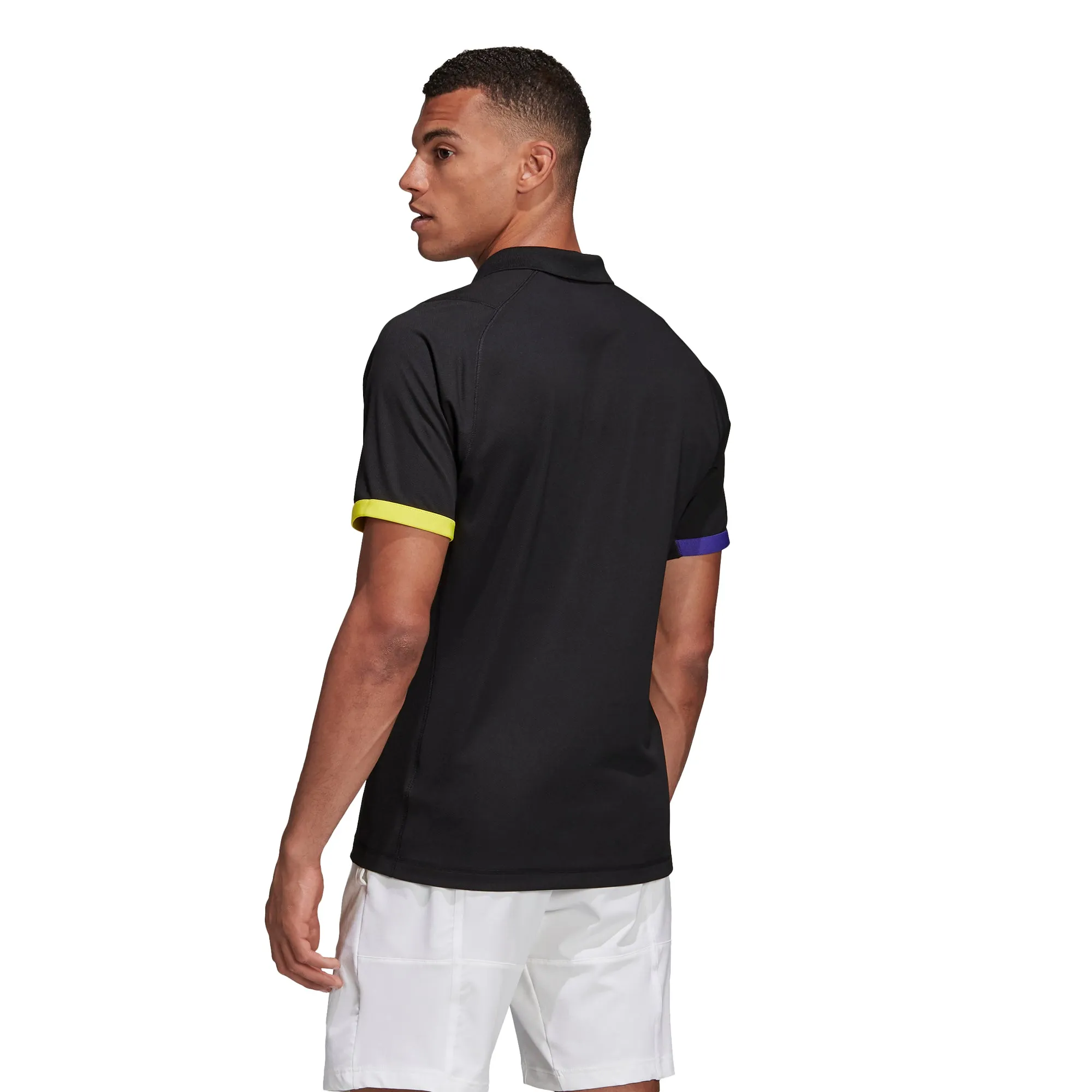 adidas Limited Edition Black Polo Shirt for Men - FI8186