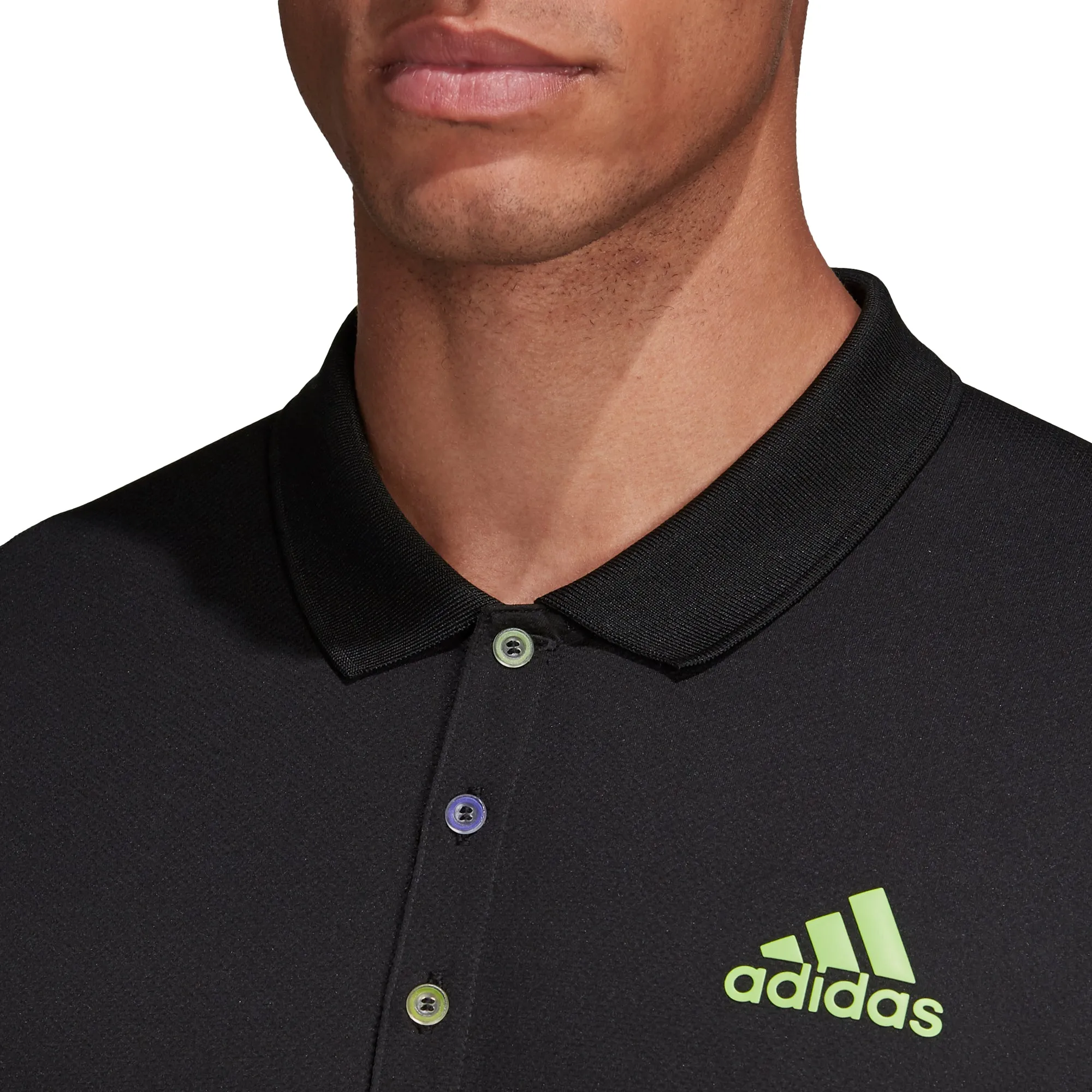 adidas Limited Edition Black Polo Shirt for Men - FI8186