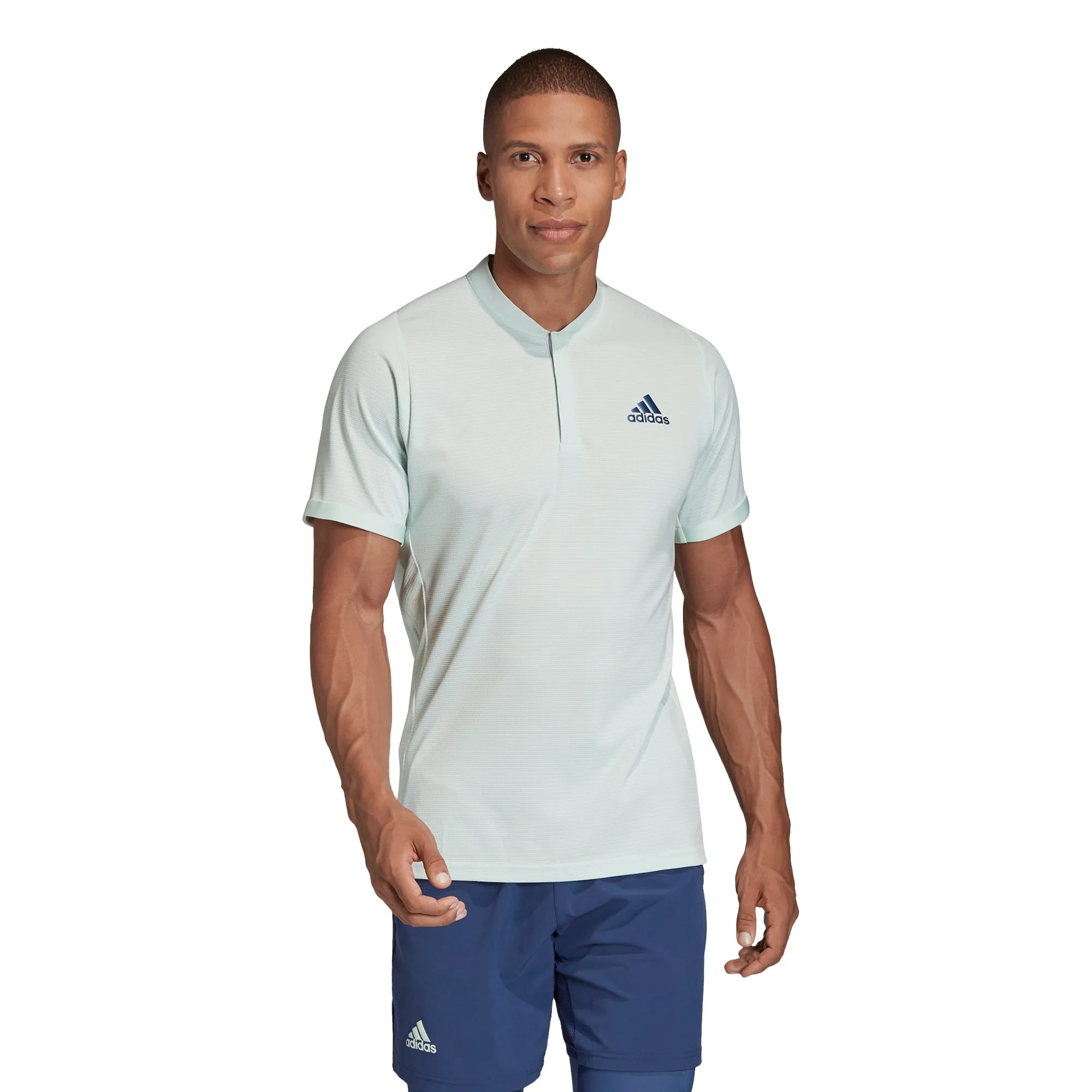 adidas Men's Polo Dash Green / Tech Indigo FK0805