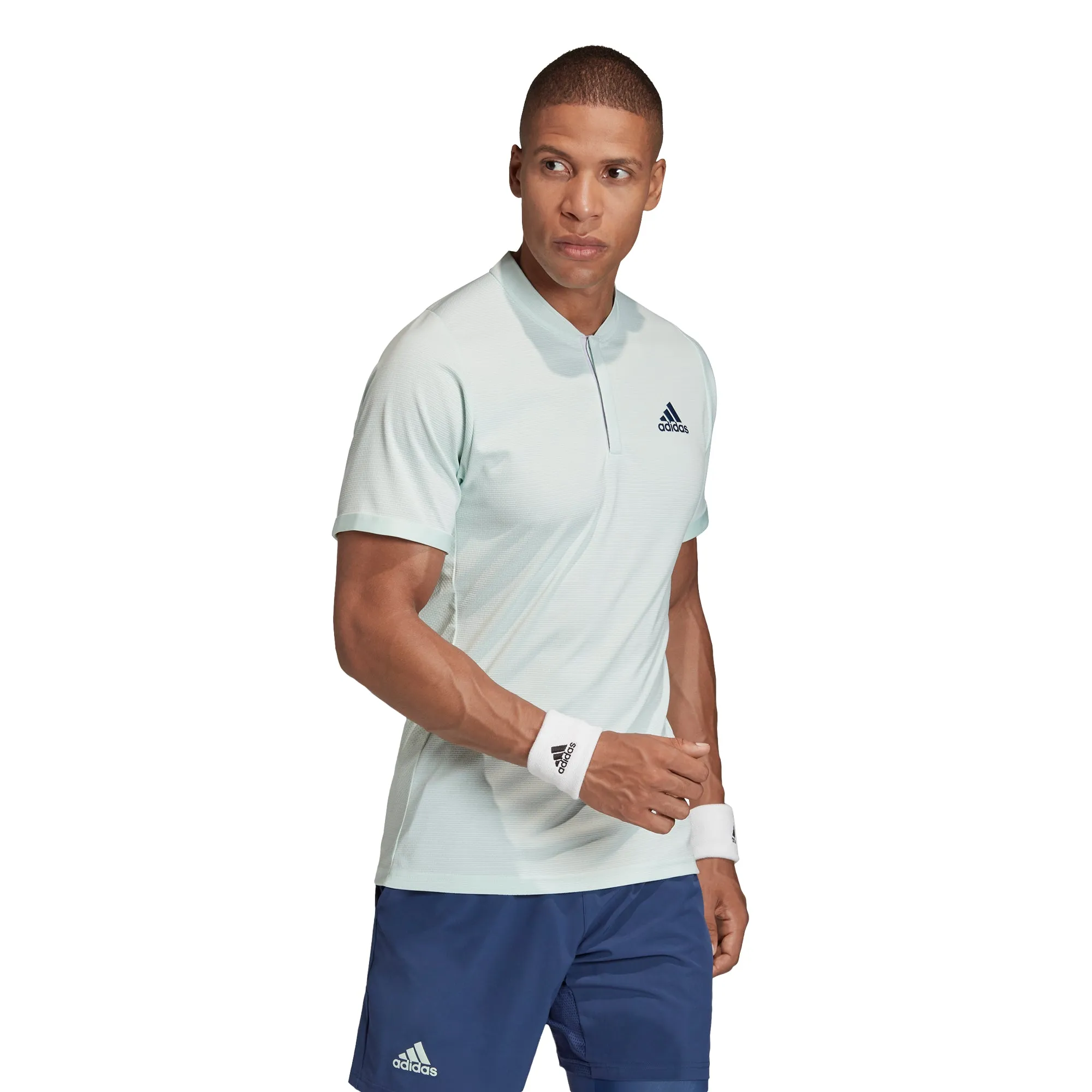 adidas Men's Polo Dash Green / Tech Indigo FK0805