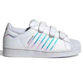 adidas Originals Kid’s Superstar Shoes – Cloud White / Cloud White / Core Black