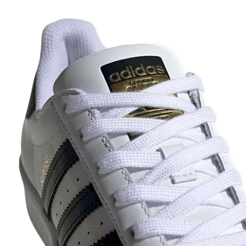 adidas Originals Kid’s Superstar Shoes – Cloud White / Core Black / Cloud White