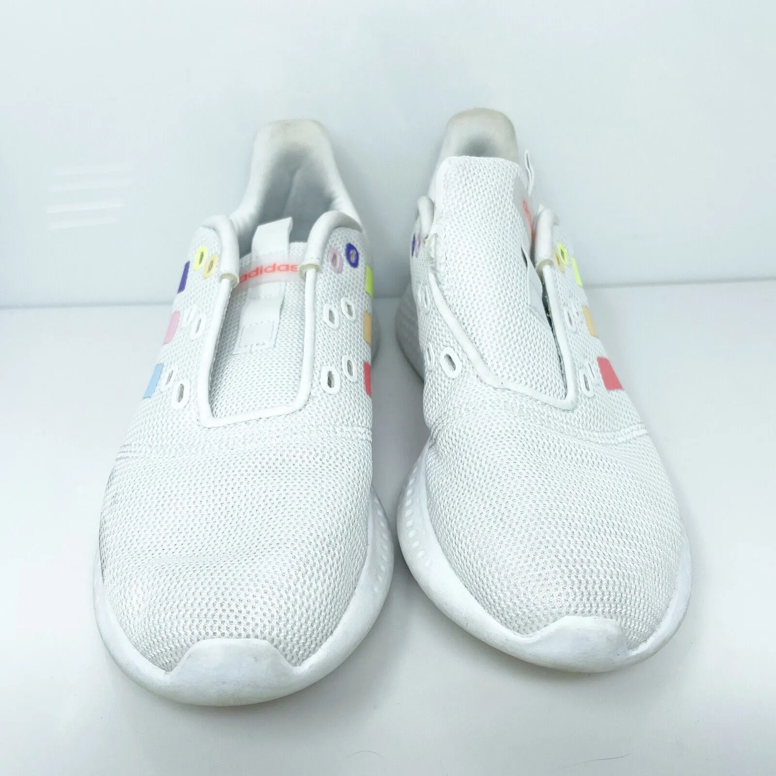 Adidas Womens Puremotion GY6797 White Running Shoes Sneakers Size 7.5