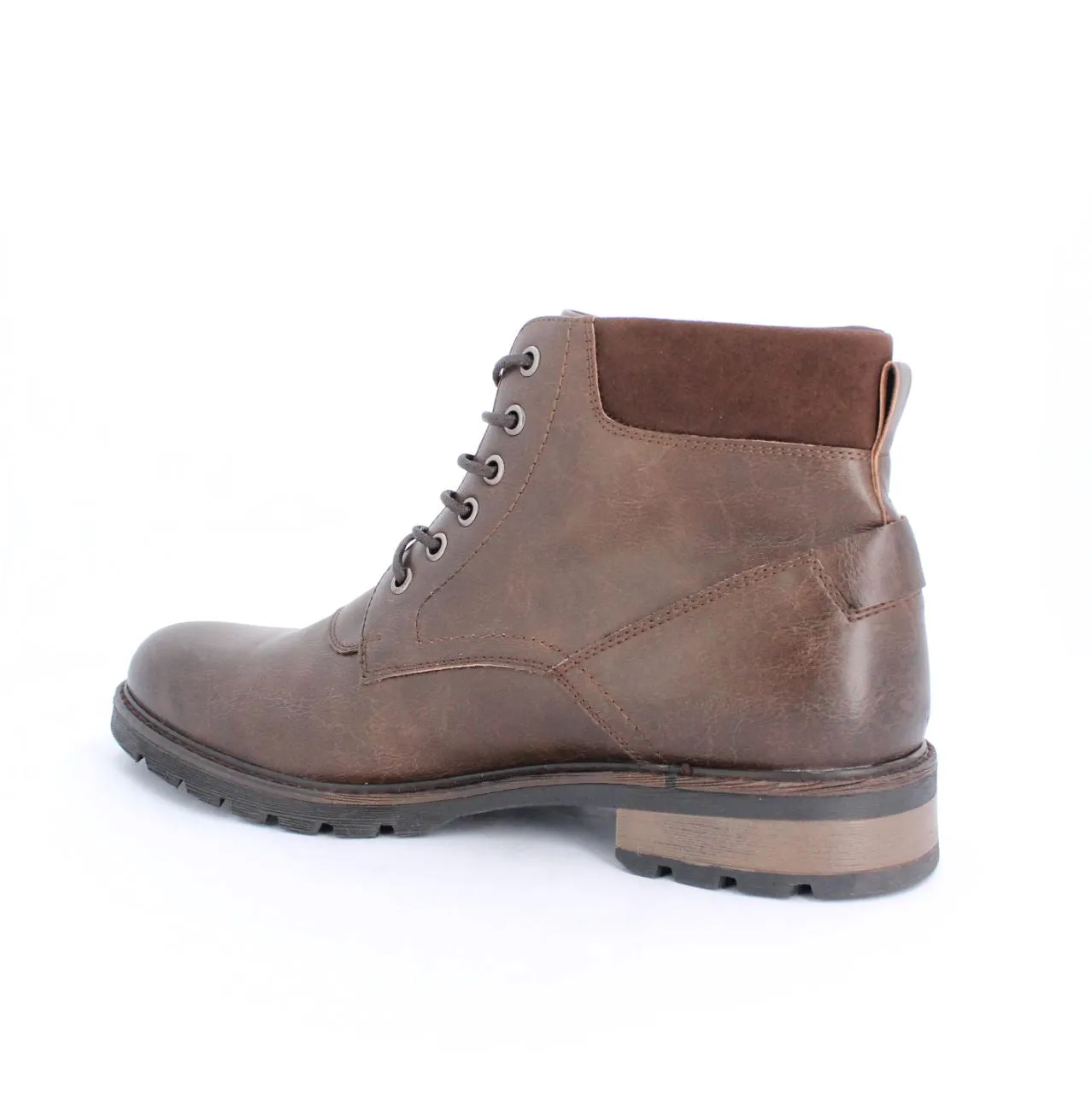 ALBONA MENS ANKLE BOOTS-DK.BROWN