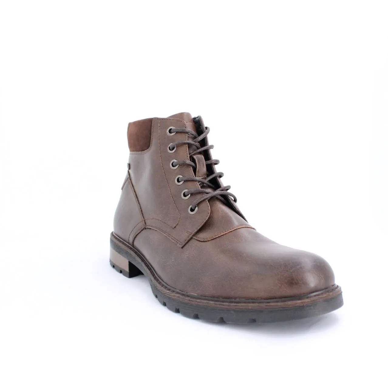 ALBONA MENS ANKLE BOOTS-DK.BROWN