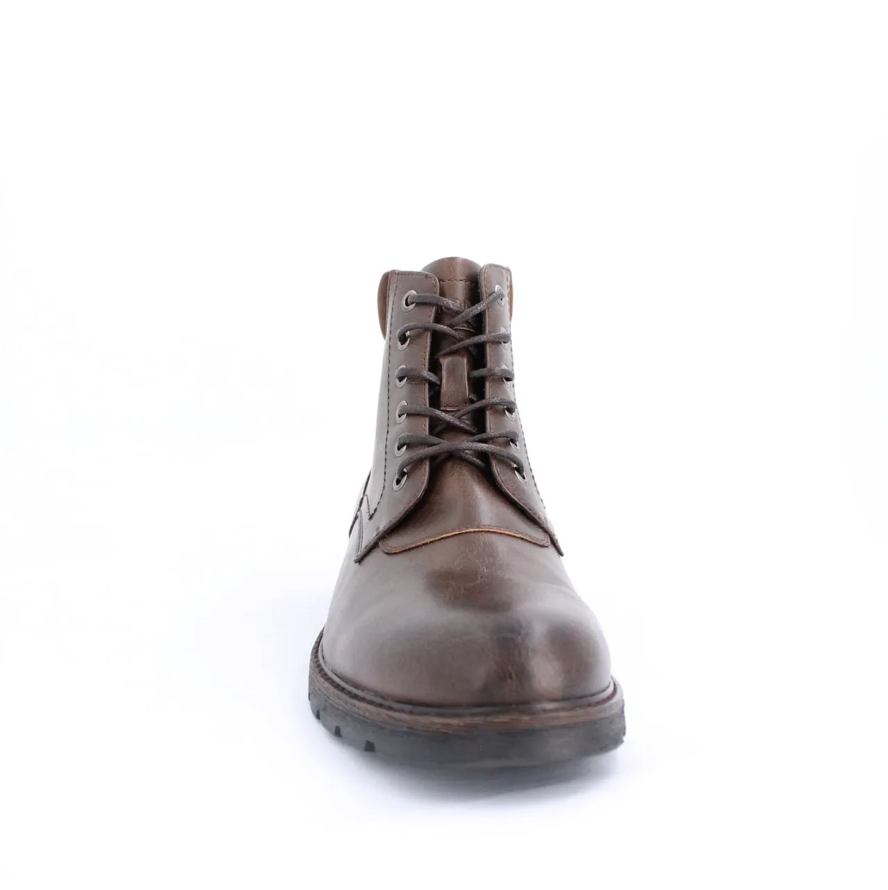 ALBONA MENS ANKLE BOOTS-DK.BROWN