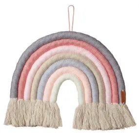 Ali+Oli Rainbow Ice Cream Macrame Wall Decor