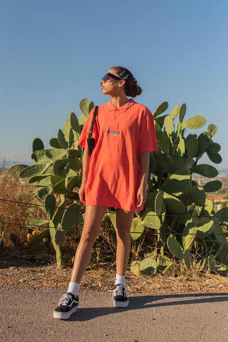 Arizona Coral Polo Dress