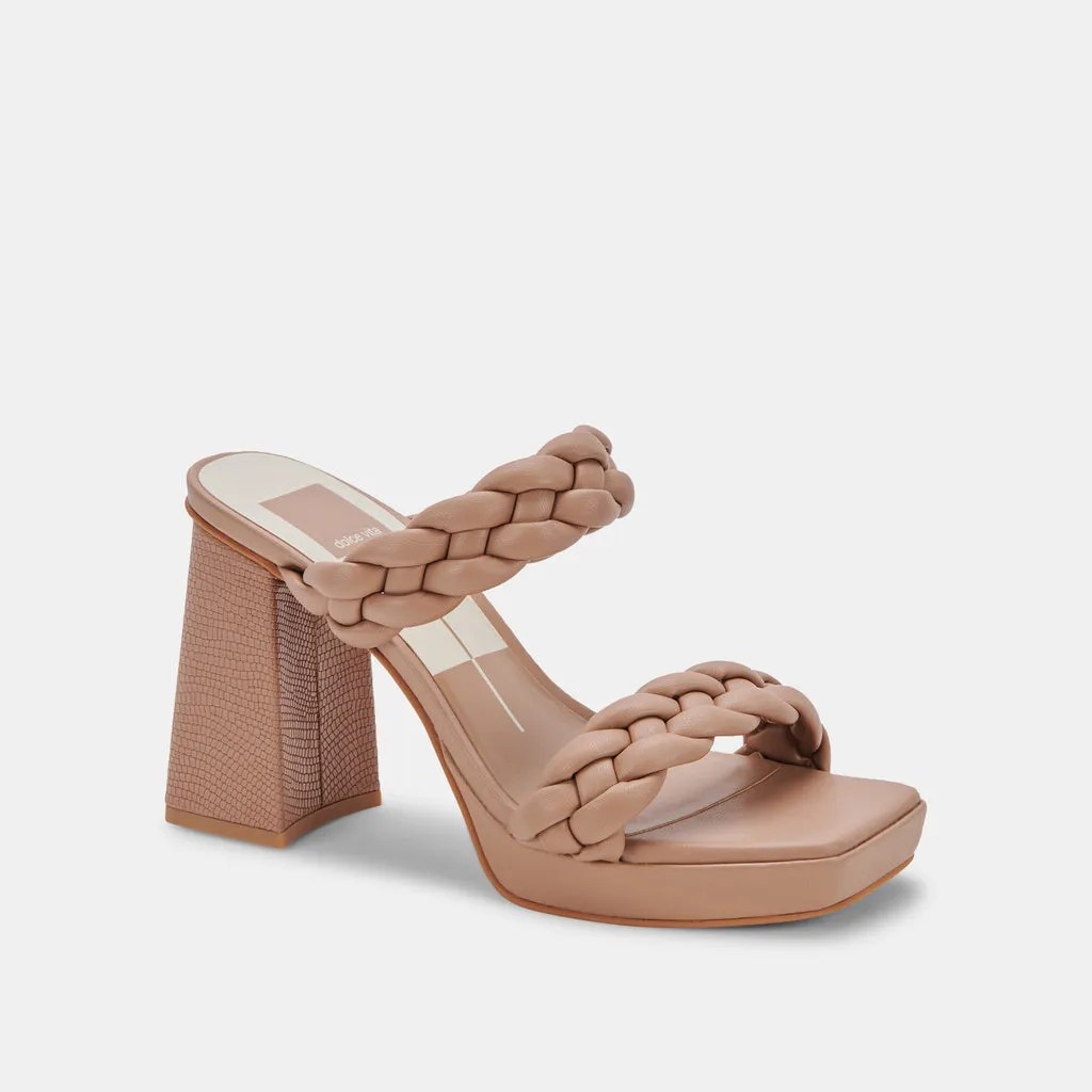 ASHBY Wide Platform Heels Cafe Stella | Cafe Heeled Sandals– Dolce Vita 6896309108802