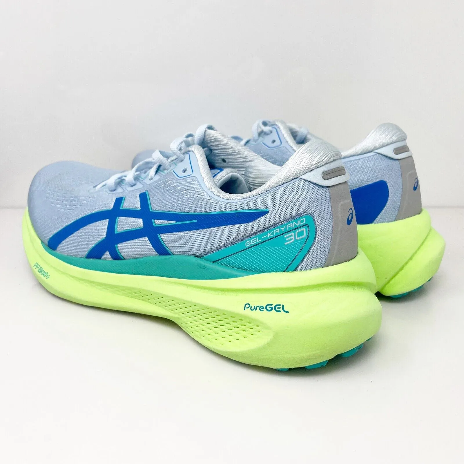 Asics Mens Gel Kayano 30 Lite Show 1011B830 Blue Running Shoes Sneakers Size 10