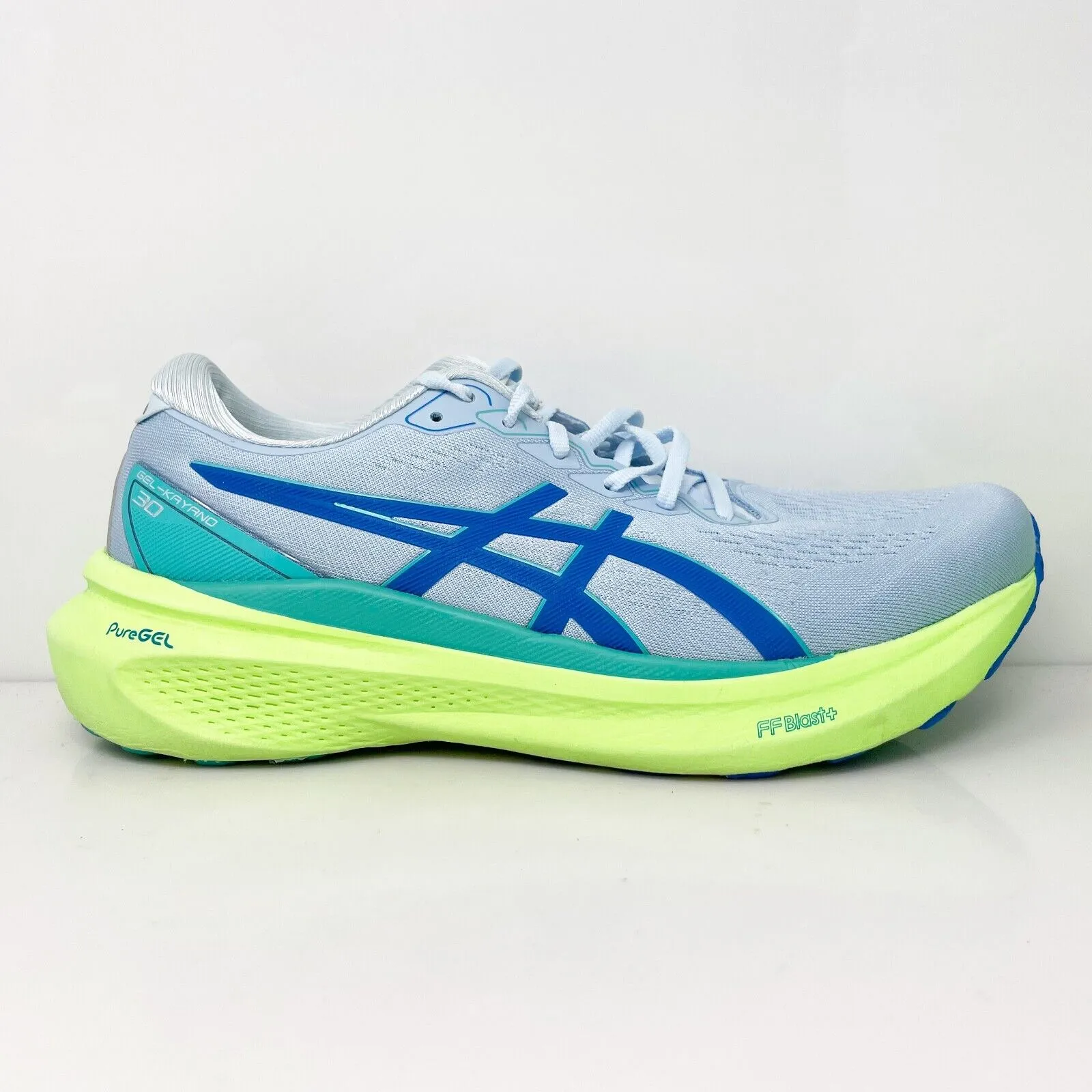 Asics Mens Gel Kayano 30 Lite Show 1011B830 Blue Running Shoes Sneakers Size 10