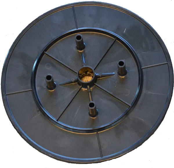 Ball collector disc, intermediate plate with pins