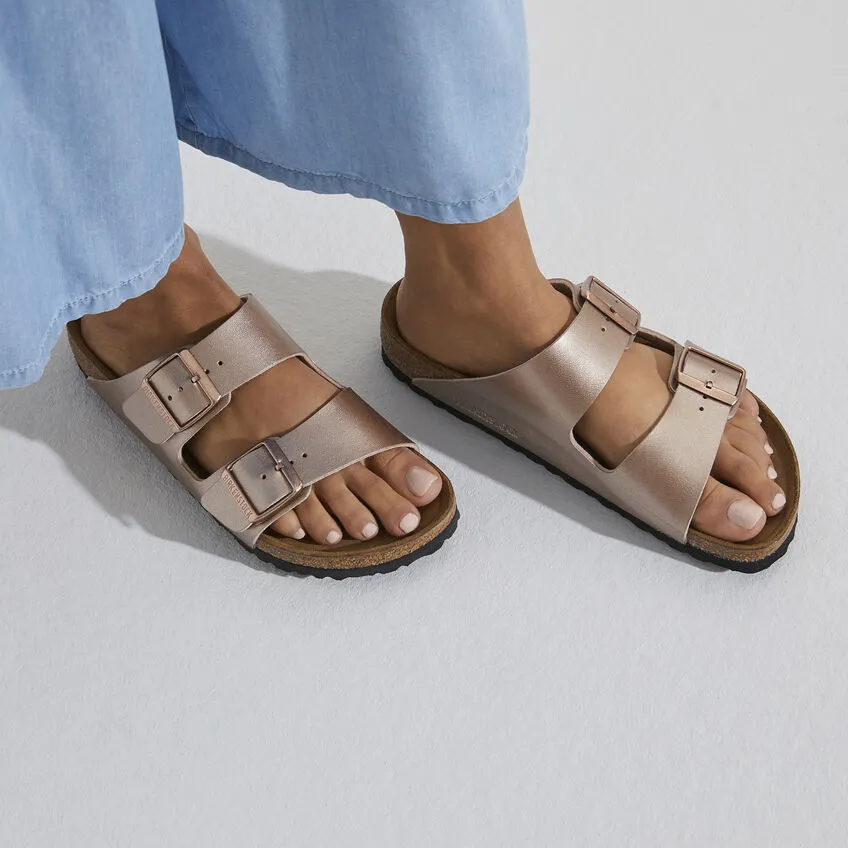 Birkenstock Women’s Arizona Slip On Sandals-Copper **Regular Width**