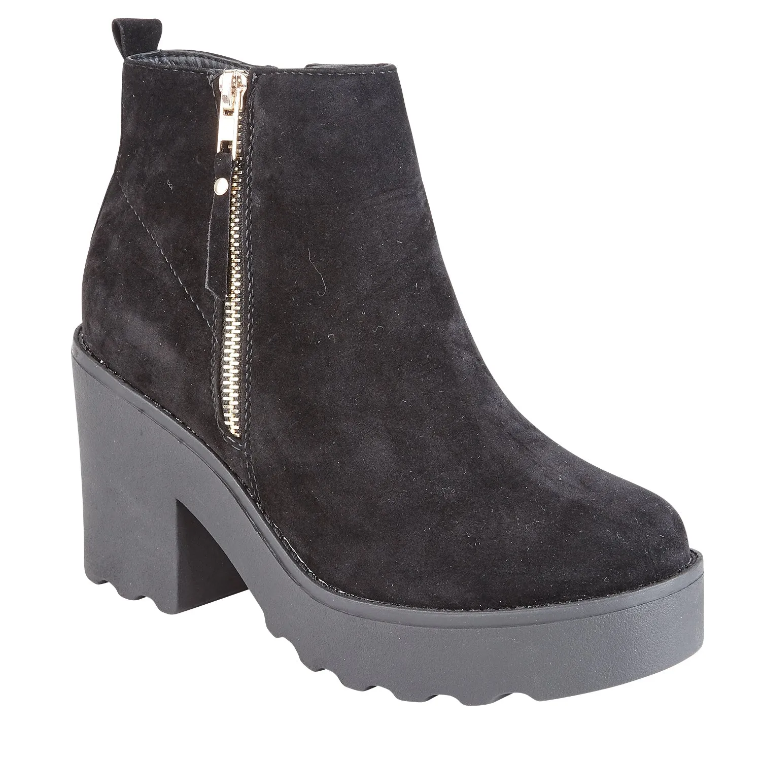 Black Suedette Boots