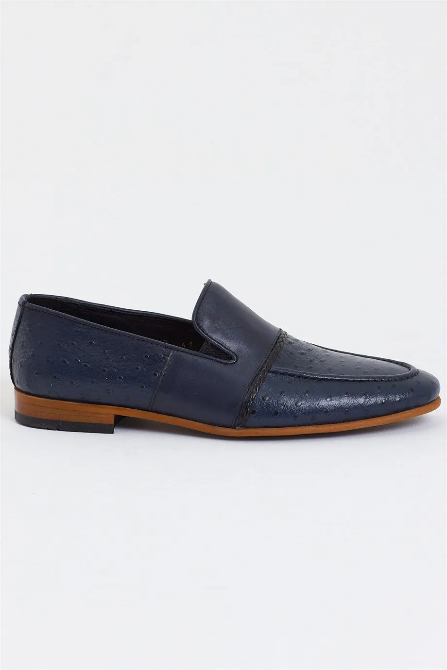 Bojoni Dover Navy Blue Loafers