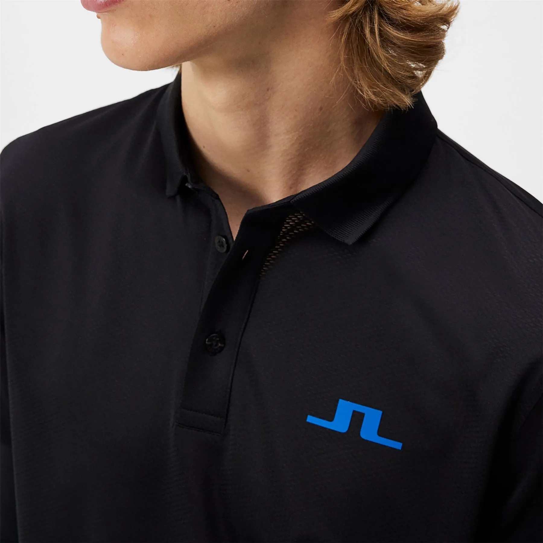 Bridge Tech Mesh Polo Black