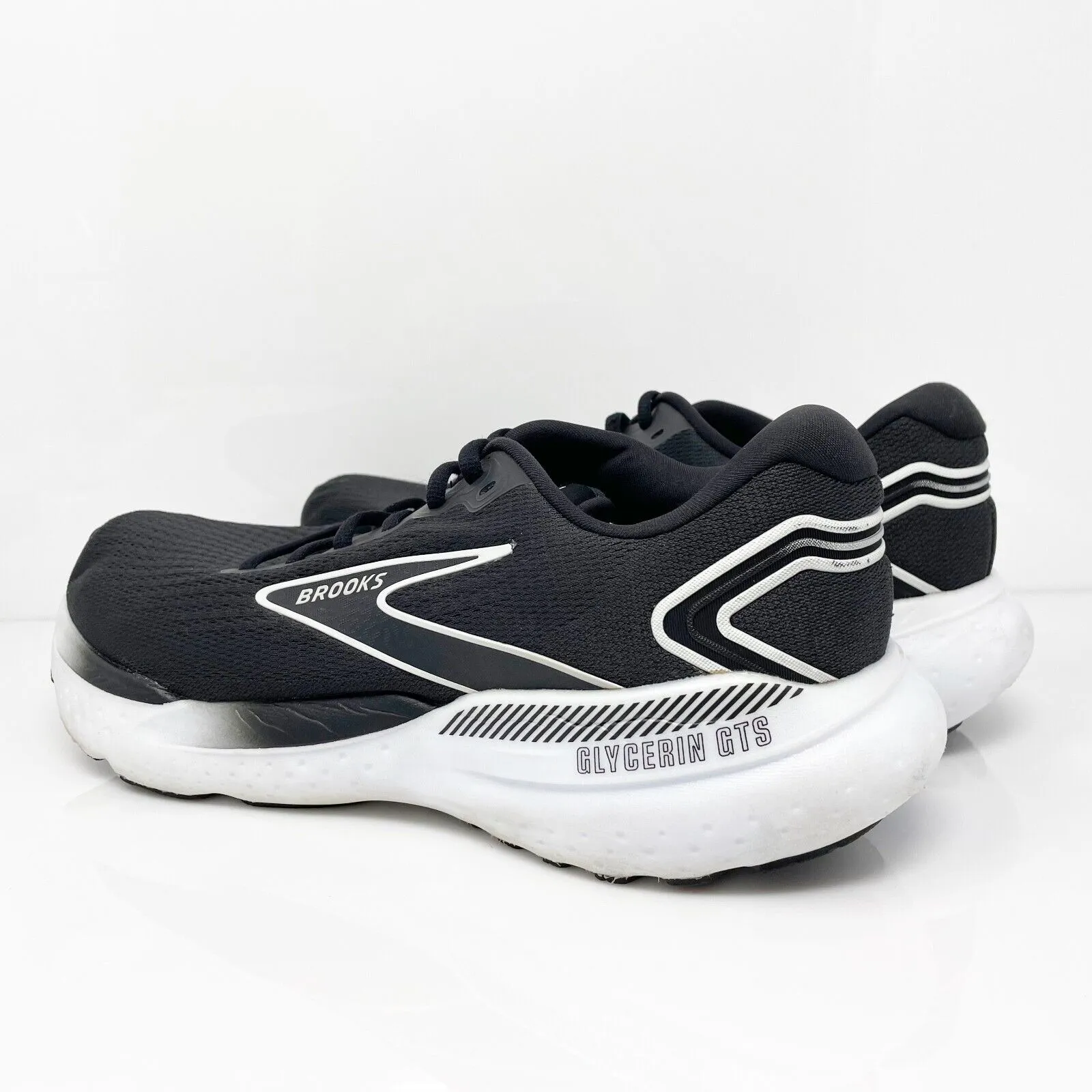 Brooks Mens Glycerin GTS 21 1104202E090 Black Running Shoes Sneakers Size 11 2E