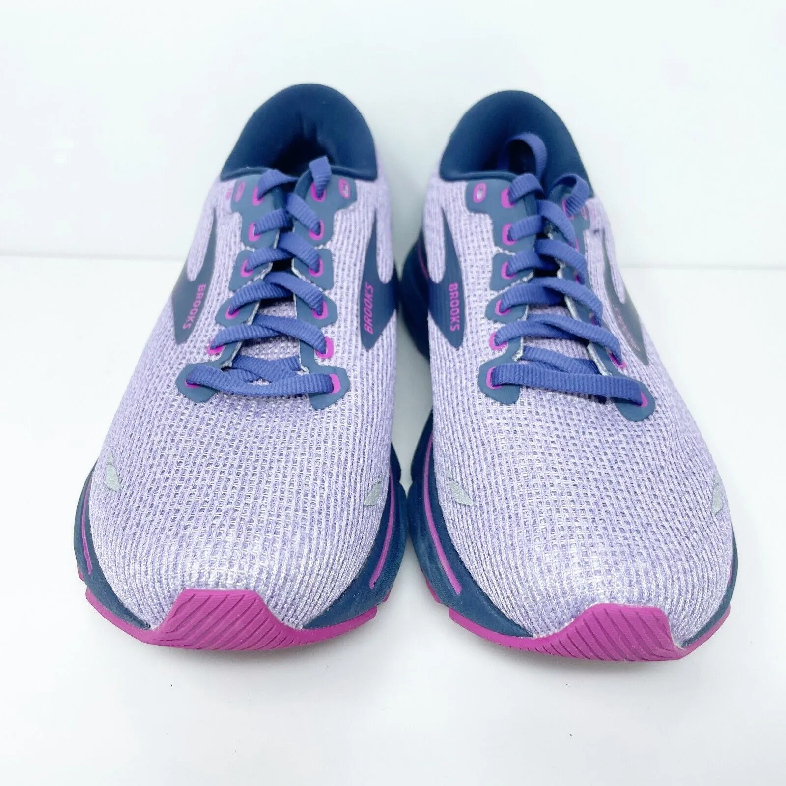 Brooks Womens Ghost 15 1203801B592 Purple Running Shoes Sneakers Size 8 B