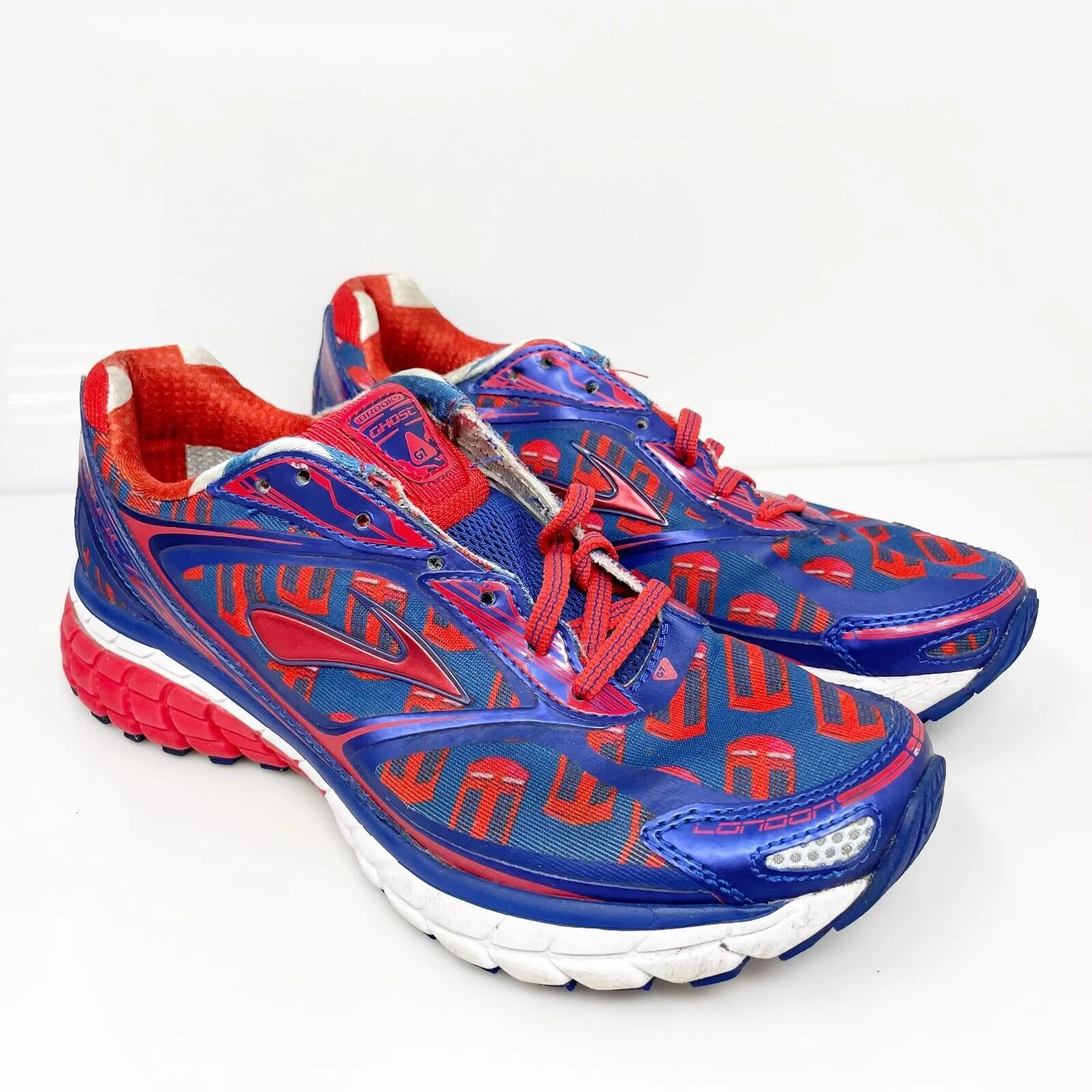 Brooks Womens Ghost 7 1201611B413 Blue Running Shoes Sneakers Size 7.5 B