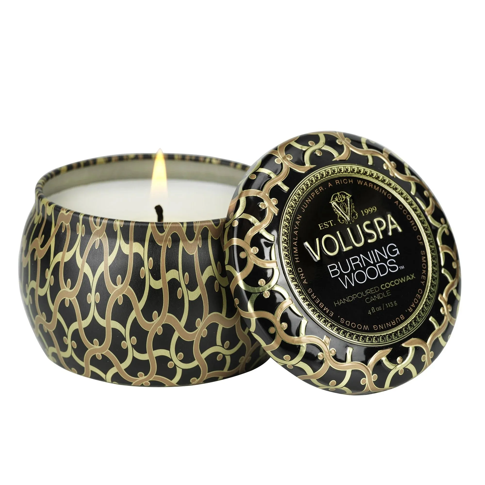 Burning Woods Mini Tin Candle - Buy Online