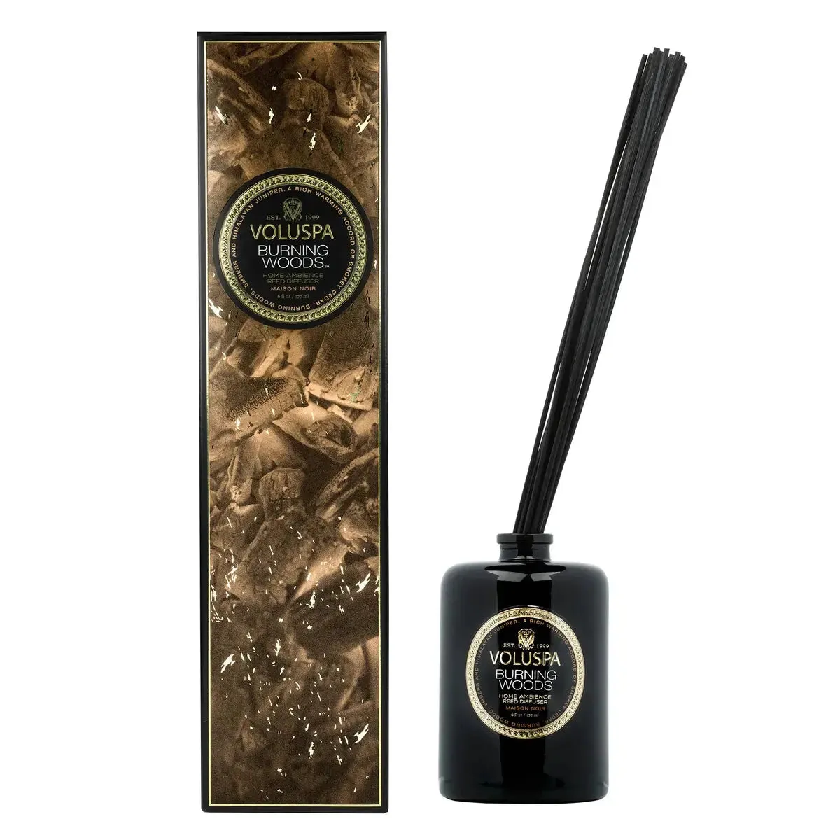 Burning Woods Reed Diffuser - > Woodland Fire Reed Diffuser