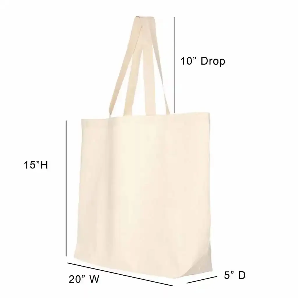 Canvas Tote Bag for Golfer - 19th Hole Cotton