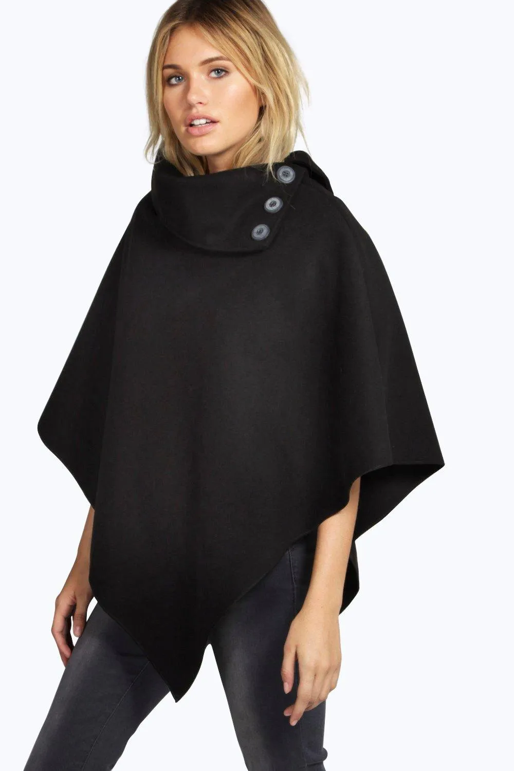 Cape With Buttons