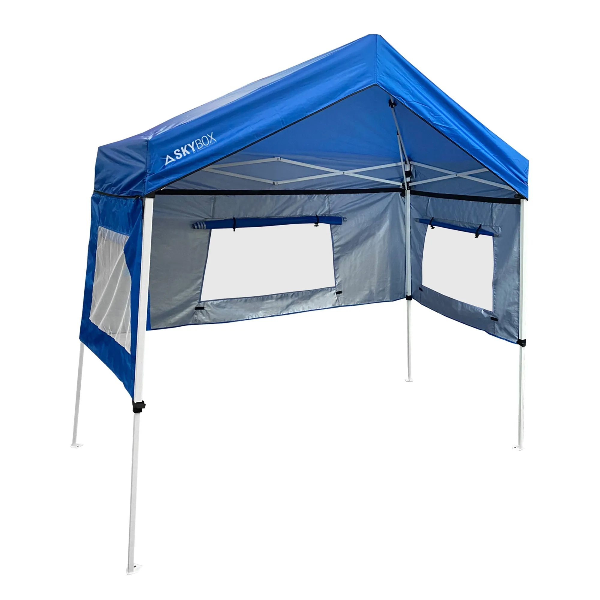 Caravan Canopy Skybox 3.2' x 6.5' Steel Sport Shelter in Blue