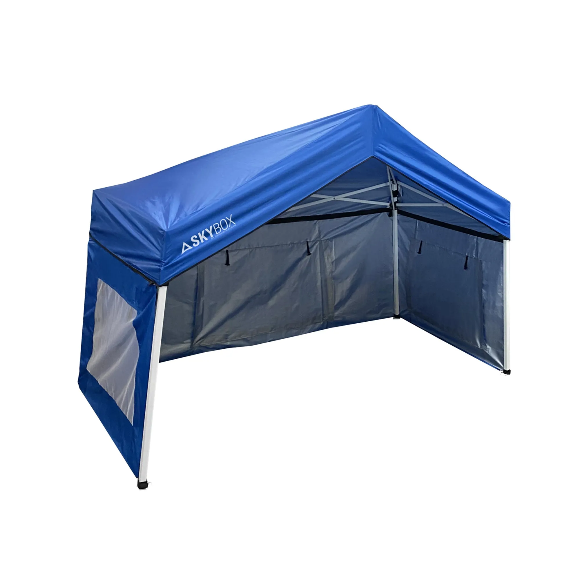 Caravan Canopy Skybox 3.2' x 6.5' Steel Sport Shelter in Blue