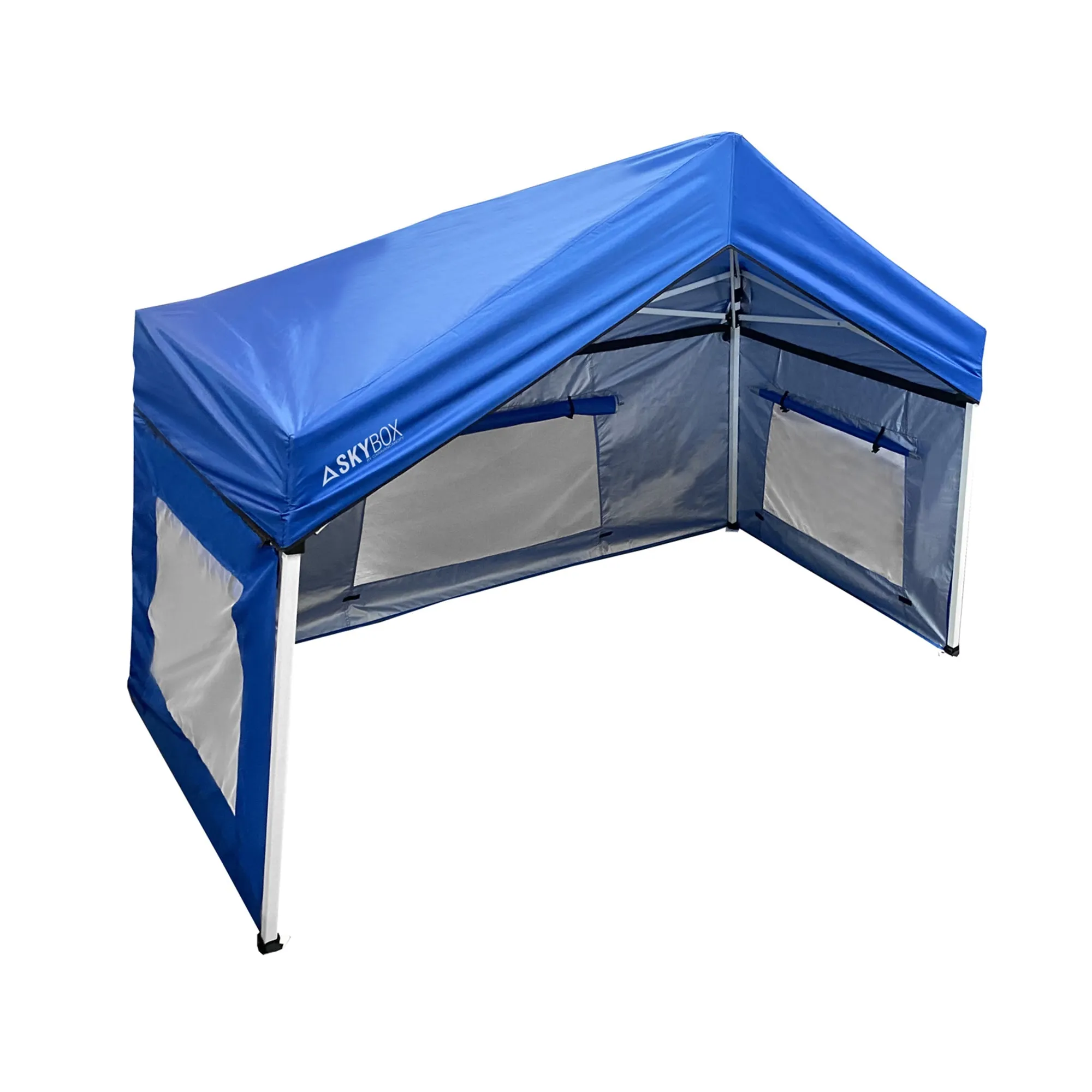 Caravan Canopy Skybox 3.2' x 6.5' Steel Sport Shelter in Blue