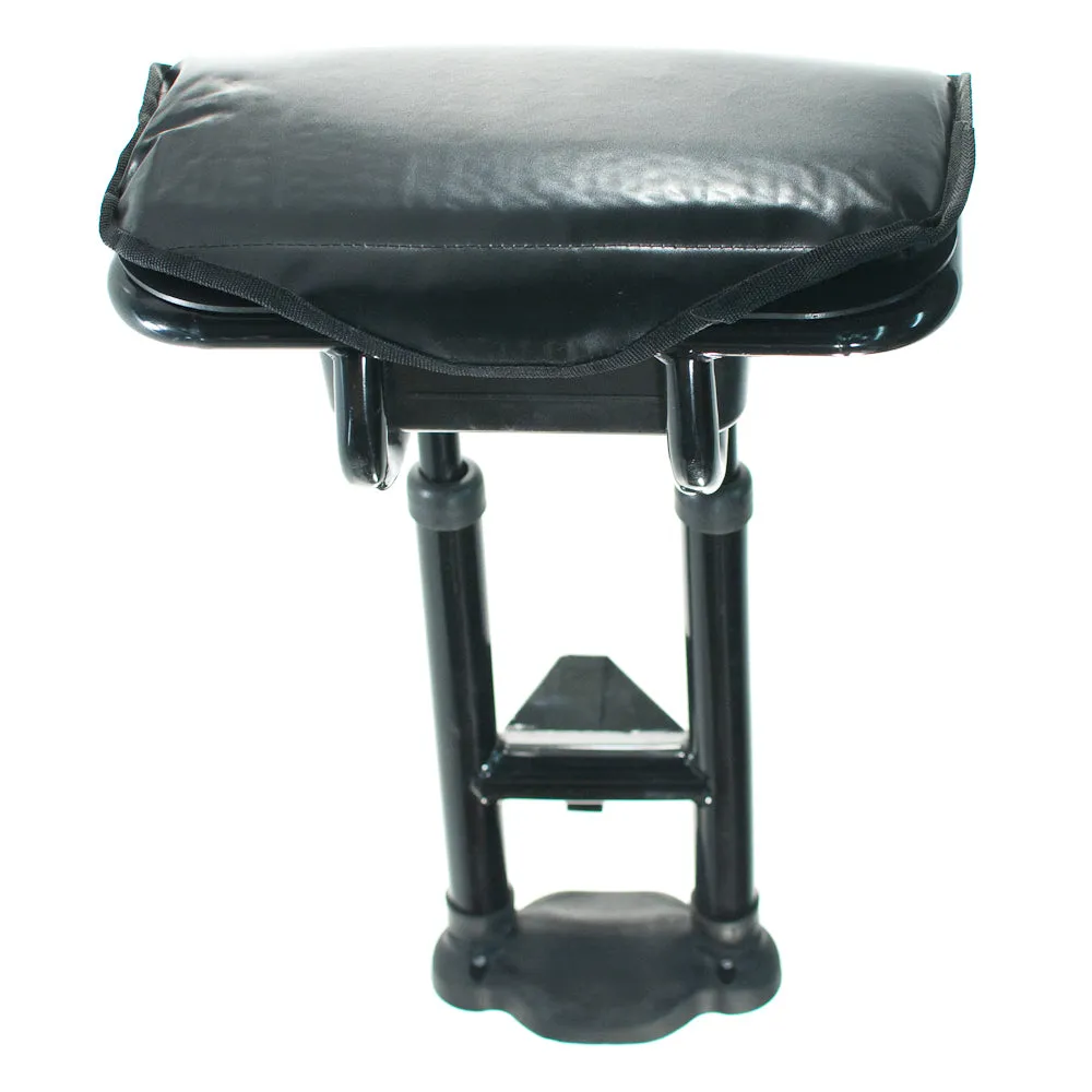 Cart-Tek Seat with Storage, Cushioned and Convenient