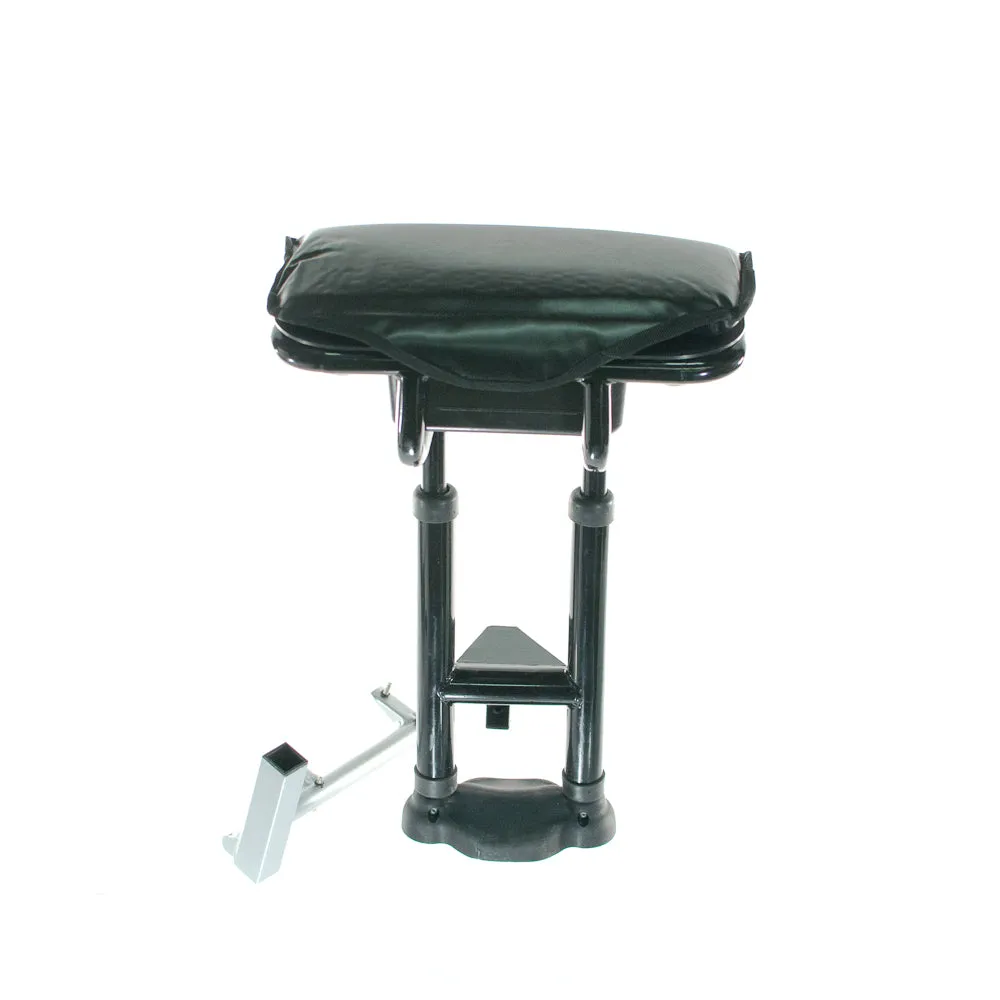 Cart-Tek Seat with Storage, Cushioned and Convenient