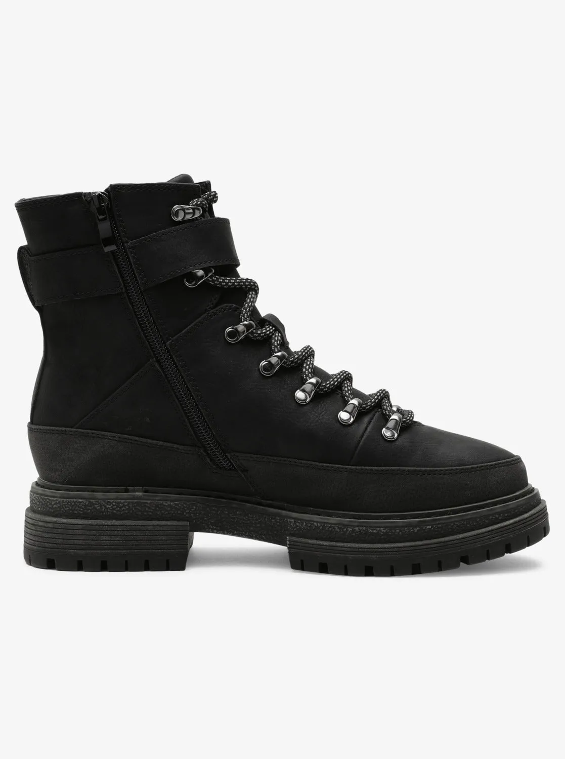 Chloe Kim Logger Ankle Boots - Black