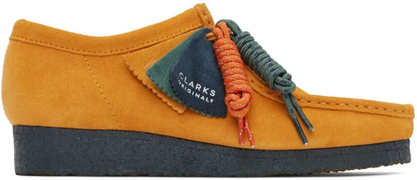 Clarks Originals Yellow & Blue Wallabee Oxfords