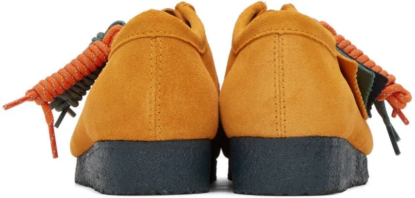 Clarks Originals Yellow & Blue Wallabee Oxfords