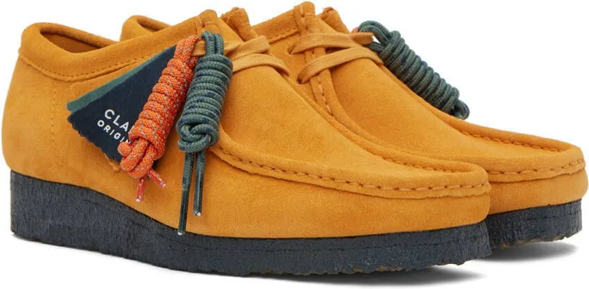 Clarks Originals Yellow & Blue Wallabee Oxfords