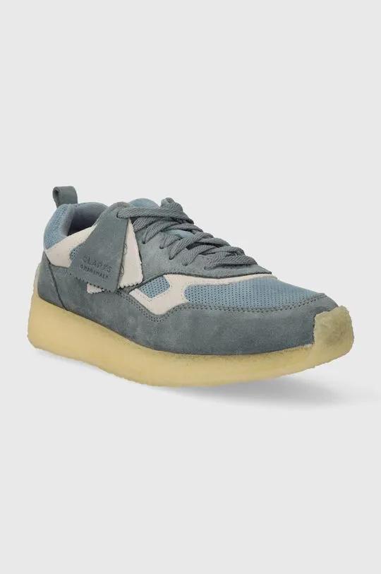 Clarks suede sneakers x Ronnie Fieg Lockhill blue color 26173375