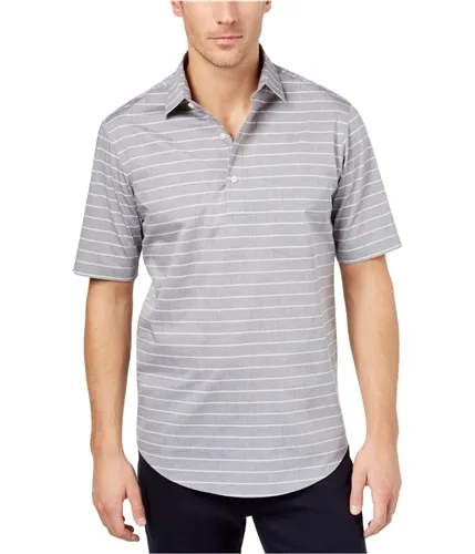 Club Room Mens Popover Rugby Polo Shirt