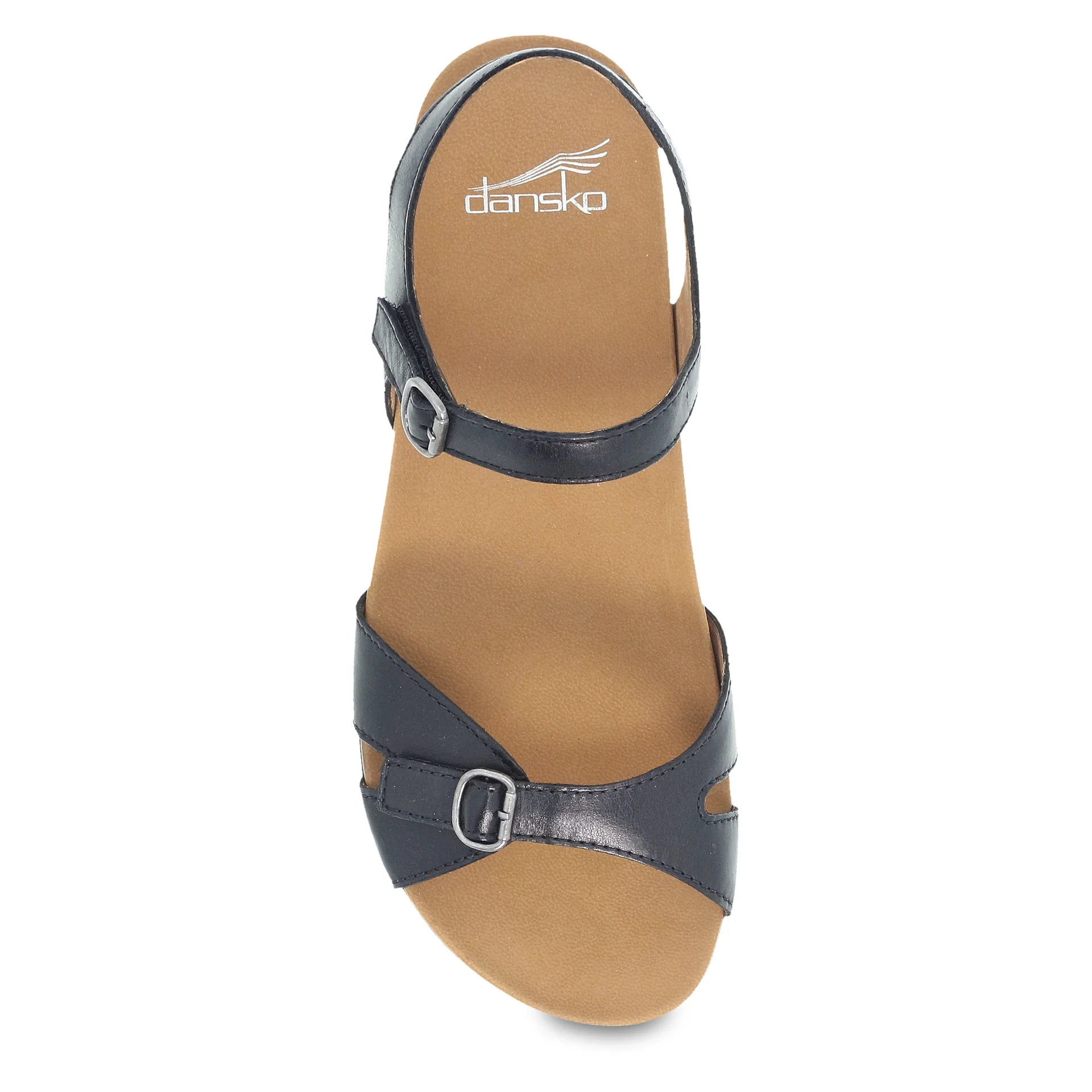 Dansko Women’s Judith Sandals-Black Calf