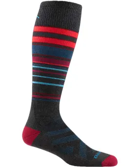 Darn Tough Men’s Snowpack Over-the-Calf Midweight Ski & Snowboard Sock – Charcoal