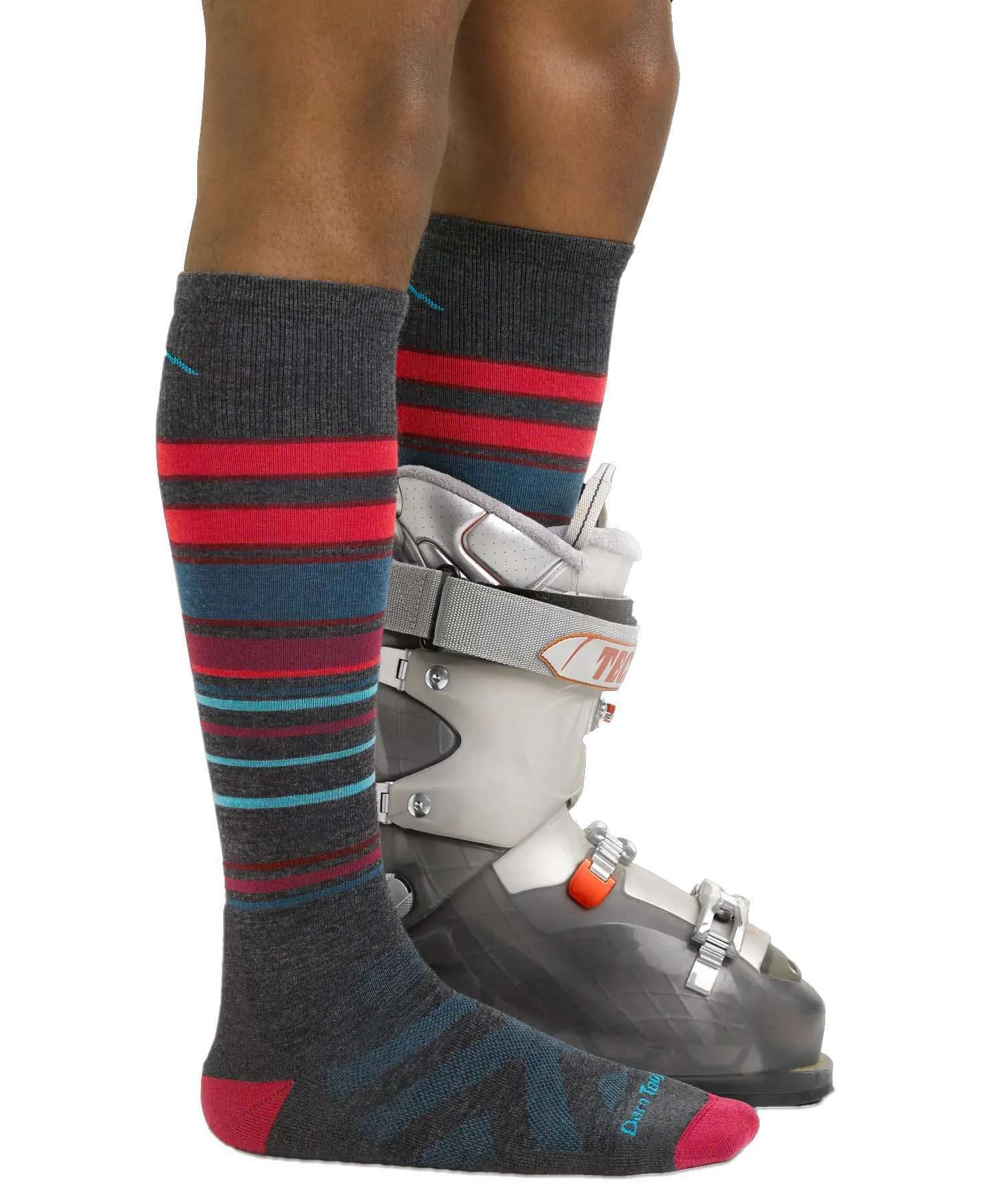 Darn Tough Men’s Snowpack Over-the-Calf Midweight Ski & Snowboard Sock – Charcoal