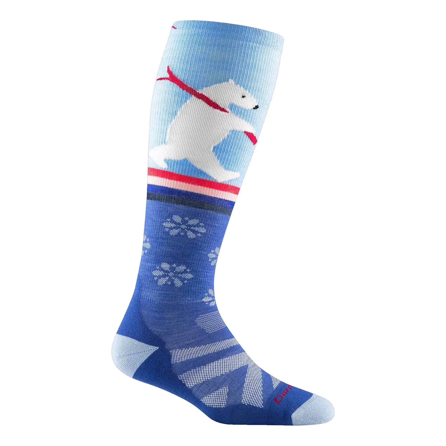 DARN TOUGH Women’s Due North Over-the-Calf Midweight Ski & Snowboard Sock-Stellar