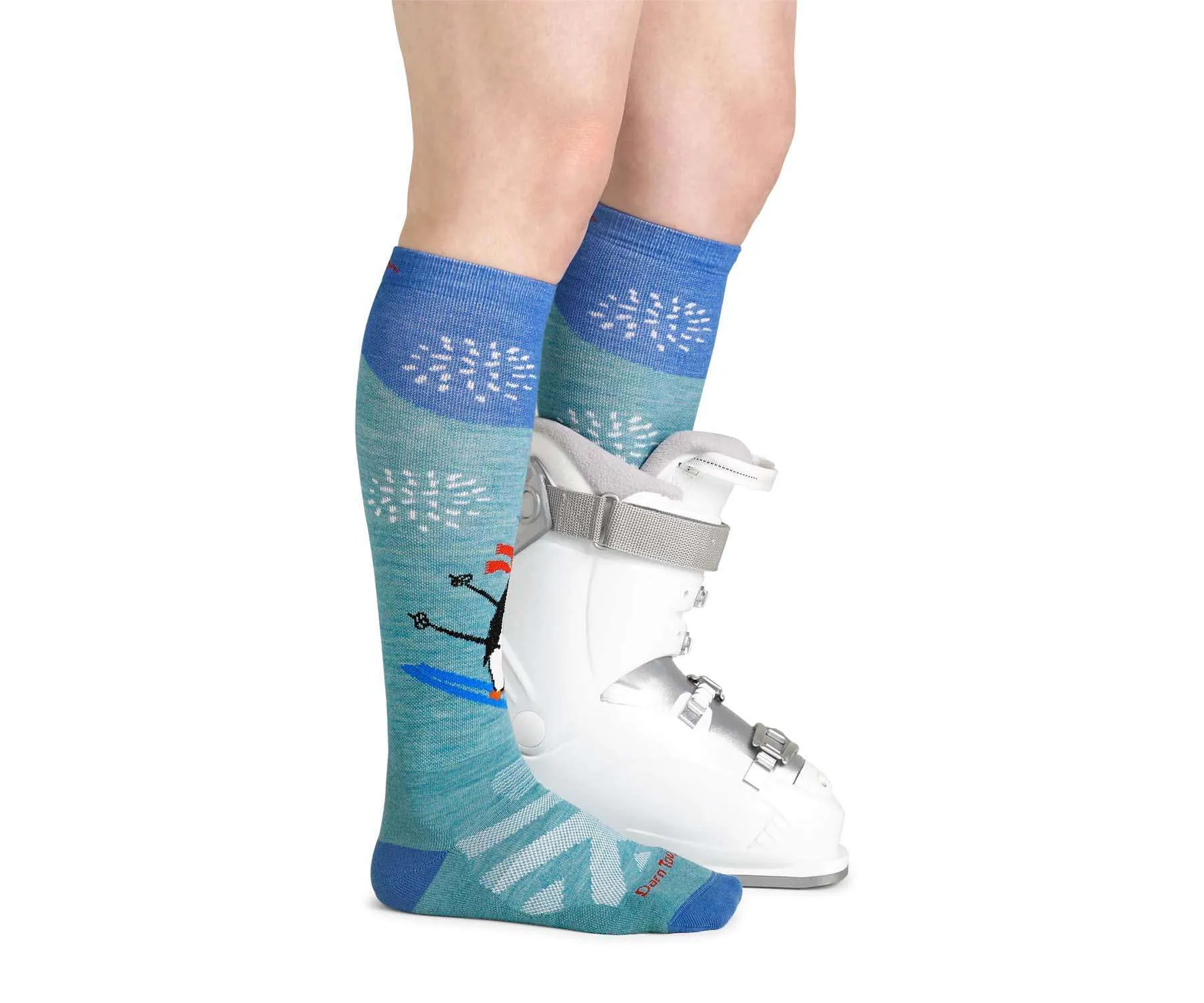 Darn Tough Women’s Penguin Peak Over-The-Calf Midweight Ski & Snowboard Sock