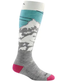 Darn Tough Women’s Yeti Over-the-Calf Midweight Ski & Snowboard Sock – Aqua