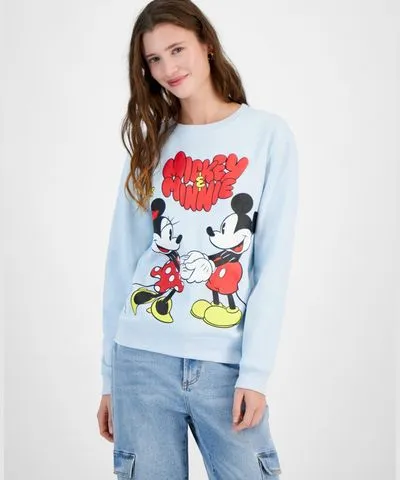 Disney Juniors' Mickey and Minnie Graphic Sweatshirt