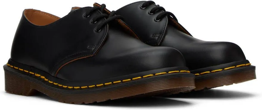 Dr. Martens Black 'Made In England' 1461 Vintage Oxfords