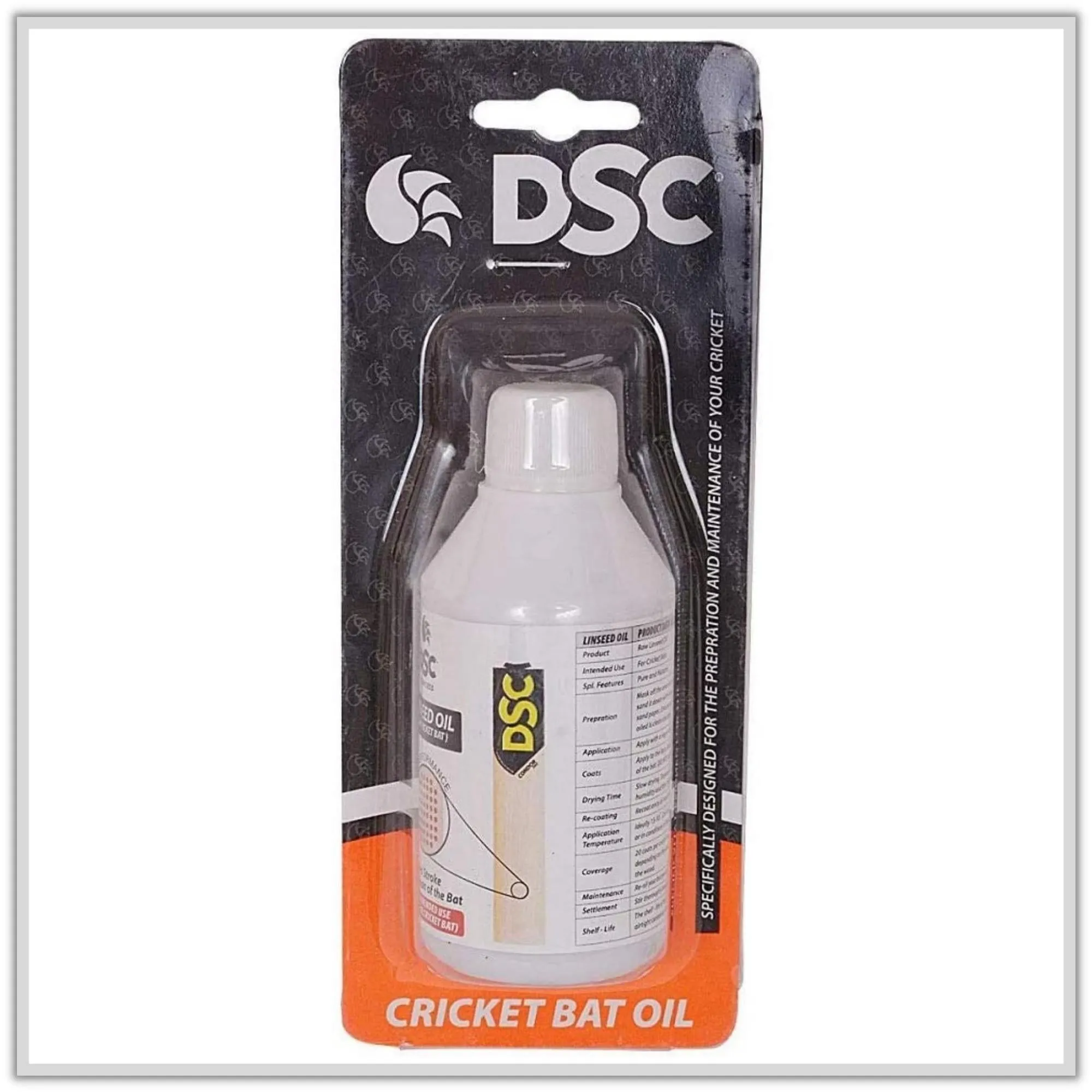 DSC Cricket Bat Oil - Protect and Enhance Performance for Your Cricket Bat