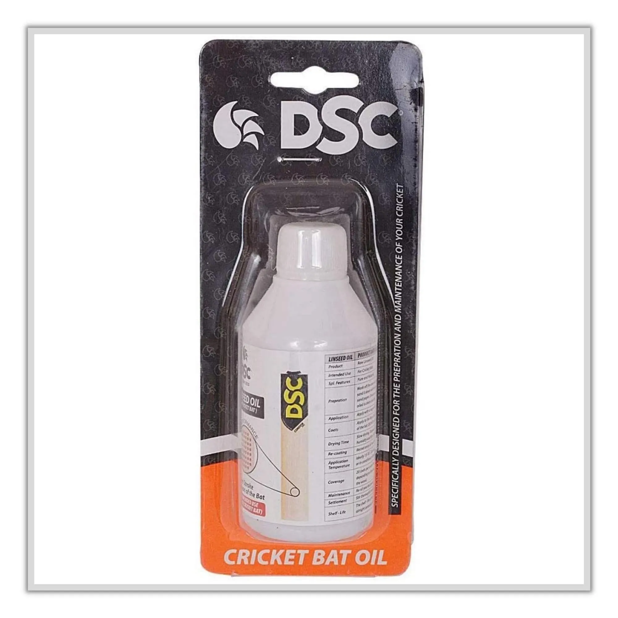 DSC Cricket Bat Oil - Protect and Enhance Performance for Your Cricket Bat